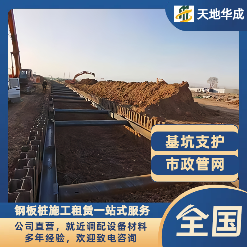 陵水钢板桩支护
